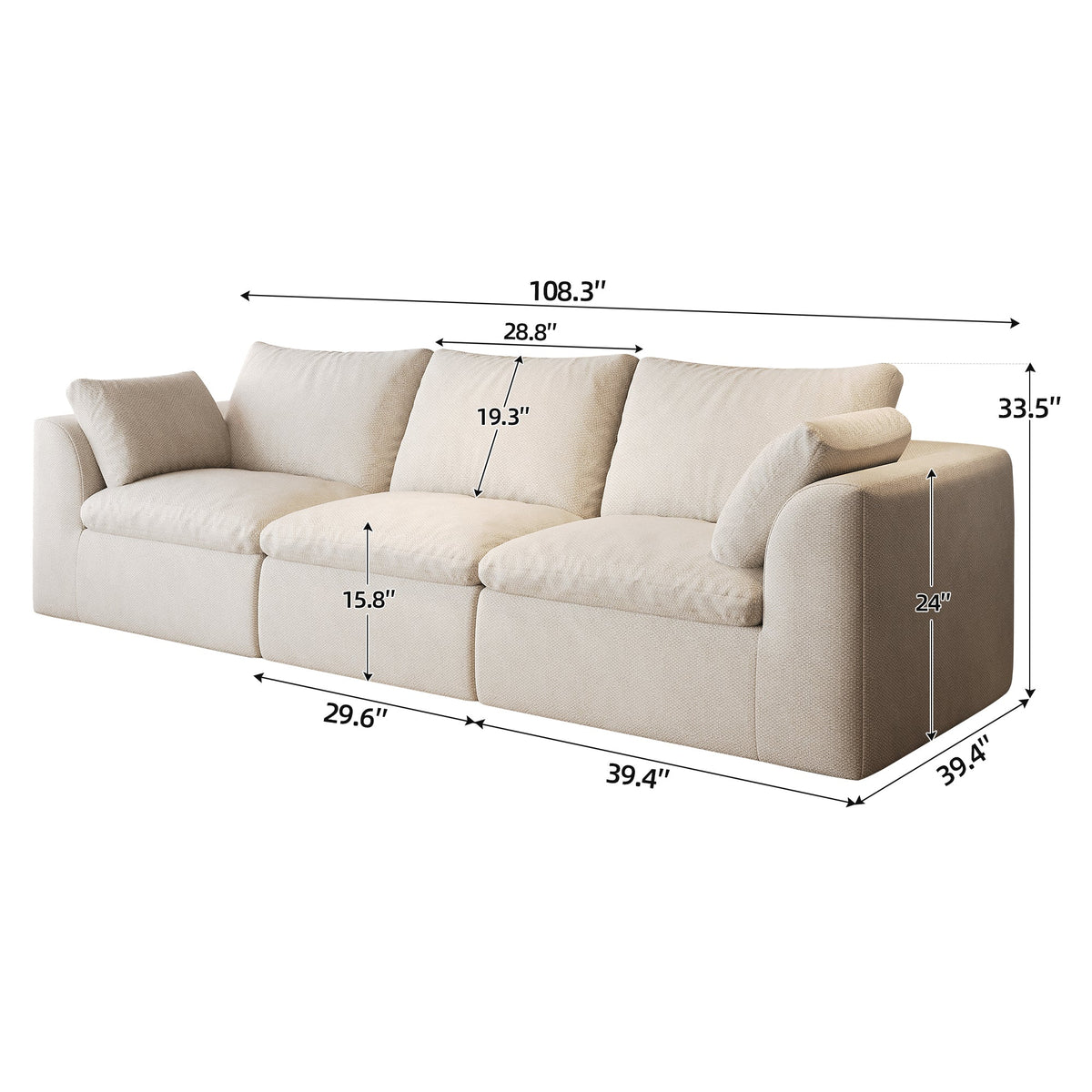 Pelham Cloud Modular Sectional