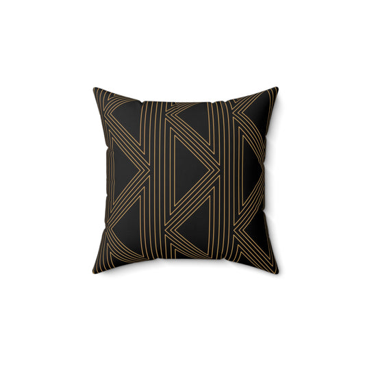 Spun Polyester Designer Square Accent Pillow - Revel Sofa