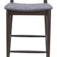 Tuzka Gray & Espresso Barstool (Set of 2)