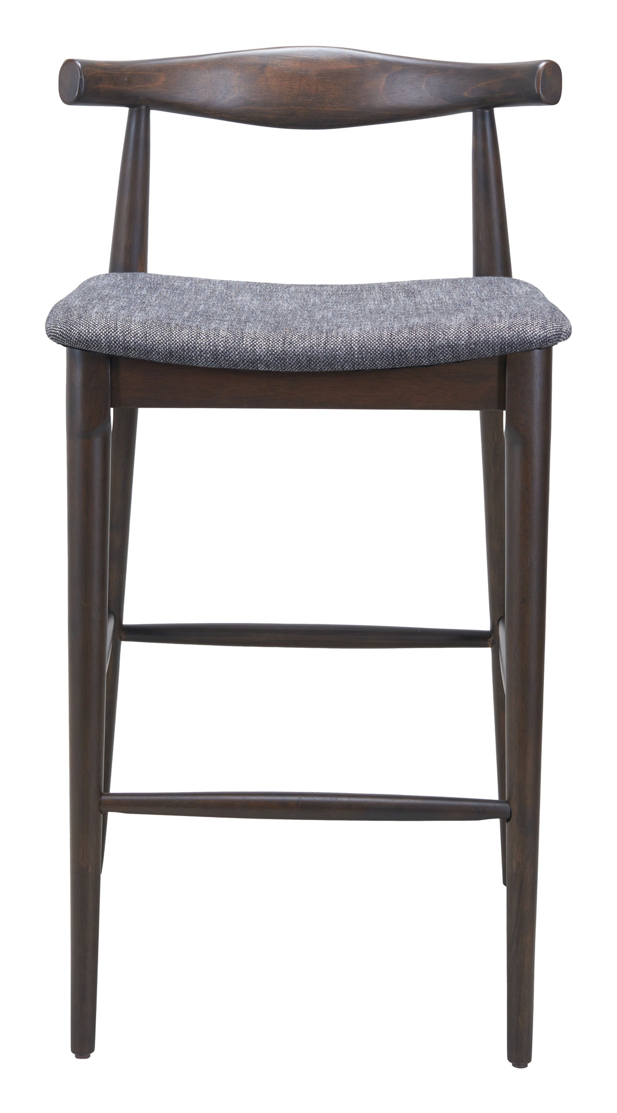 Tuzka Gray & Espresso Barstool (Set of 2)