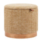 Fije Storage Ottoman in Oat Yellow