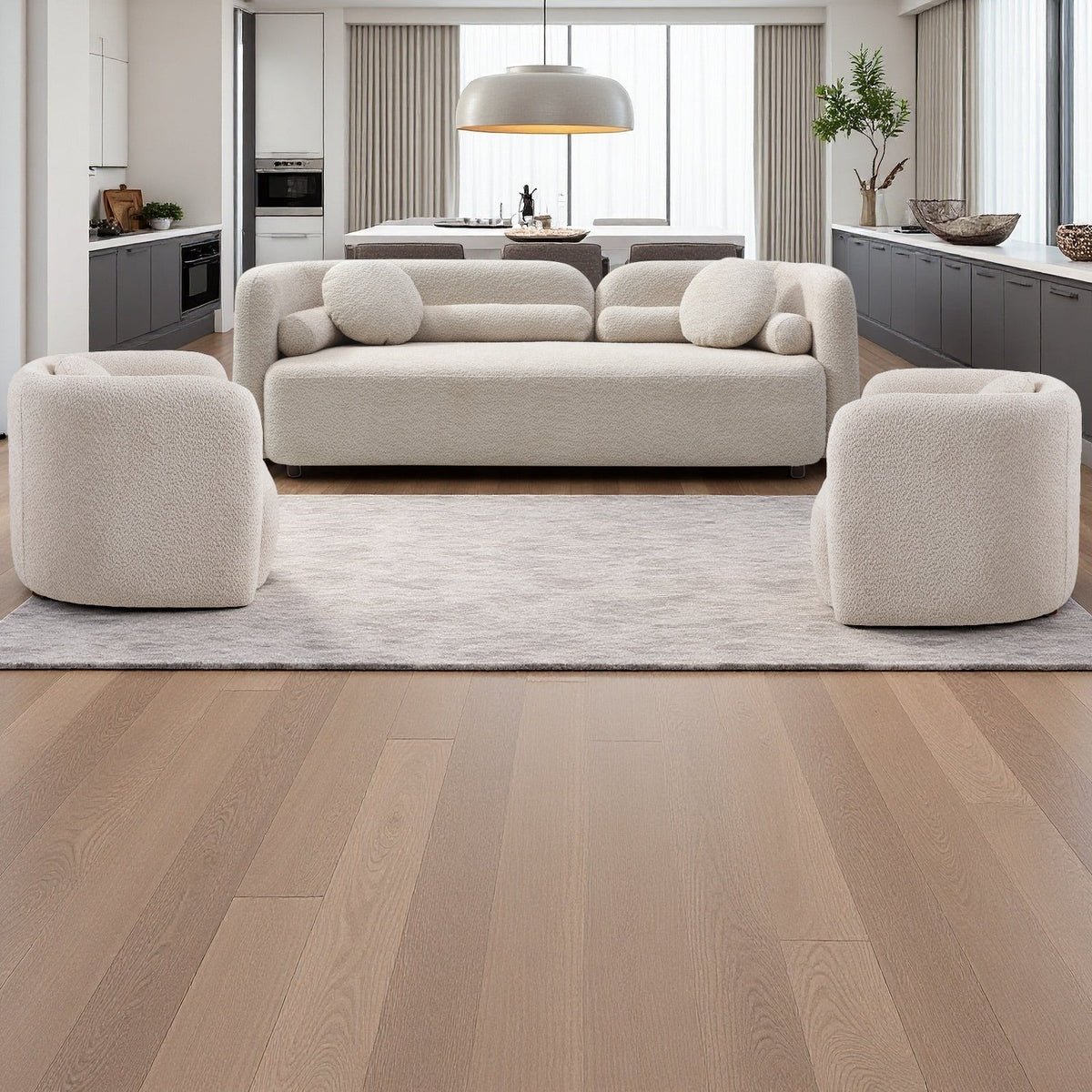 Gethin Boucle Sofa Set