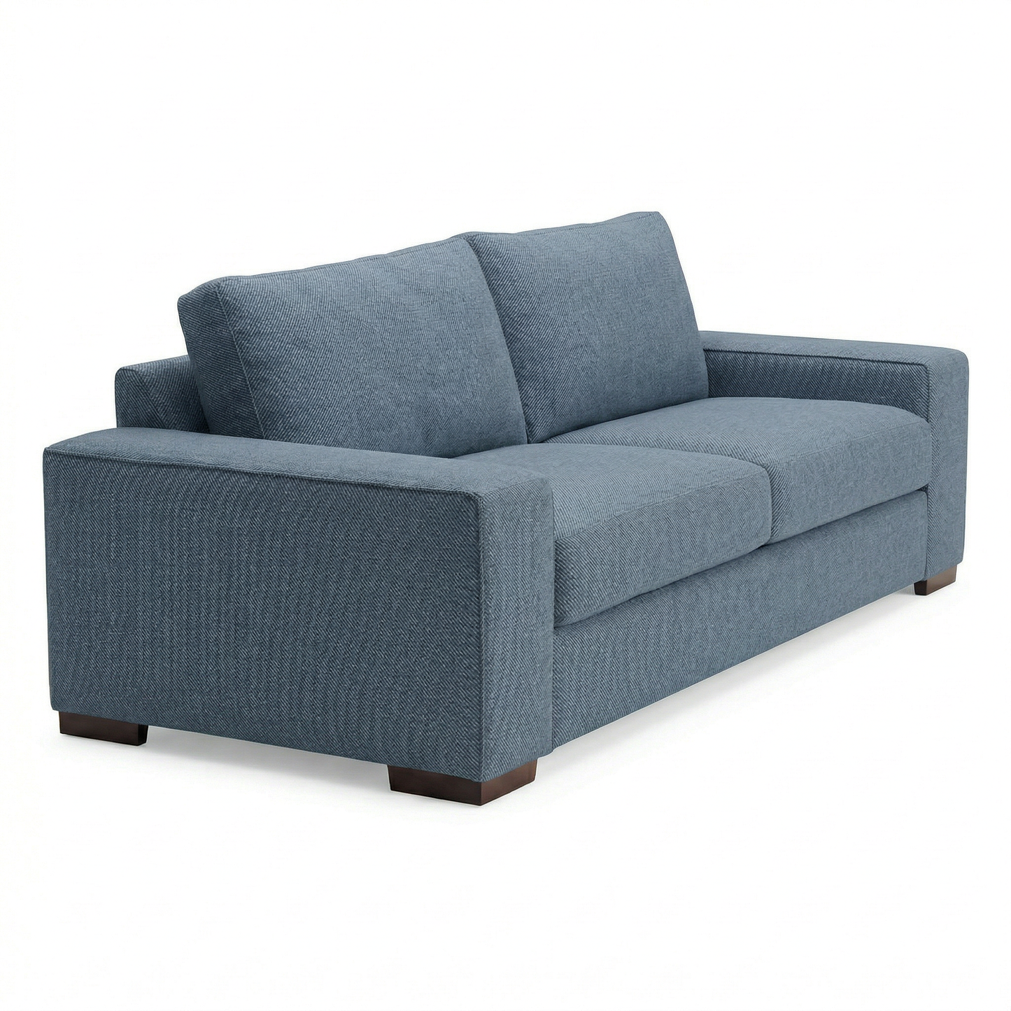 Modena Sofa 92" – Made in USA Square-Arm Sofa (7 Fabrics) - Leslie Peacock - Fabric (11)