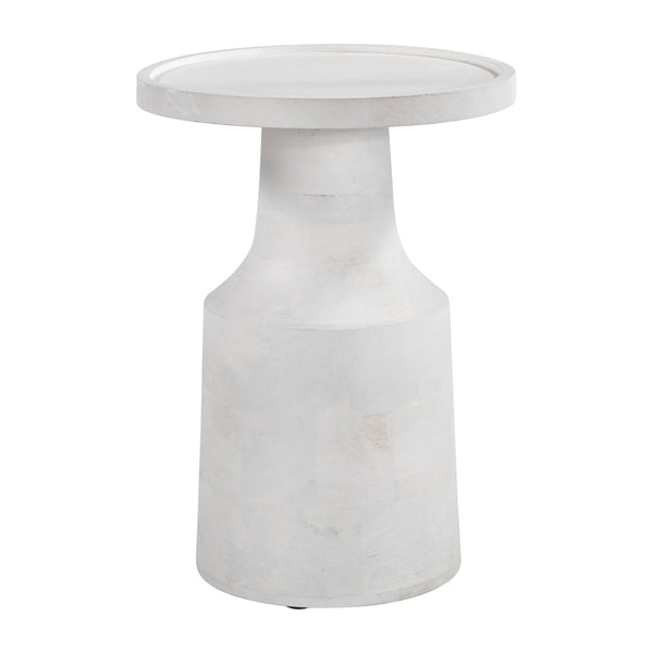 Cala White Side Table