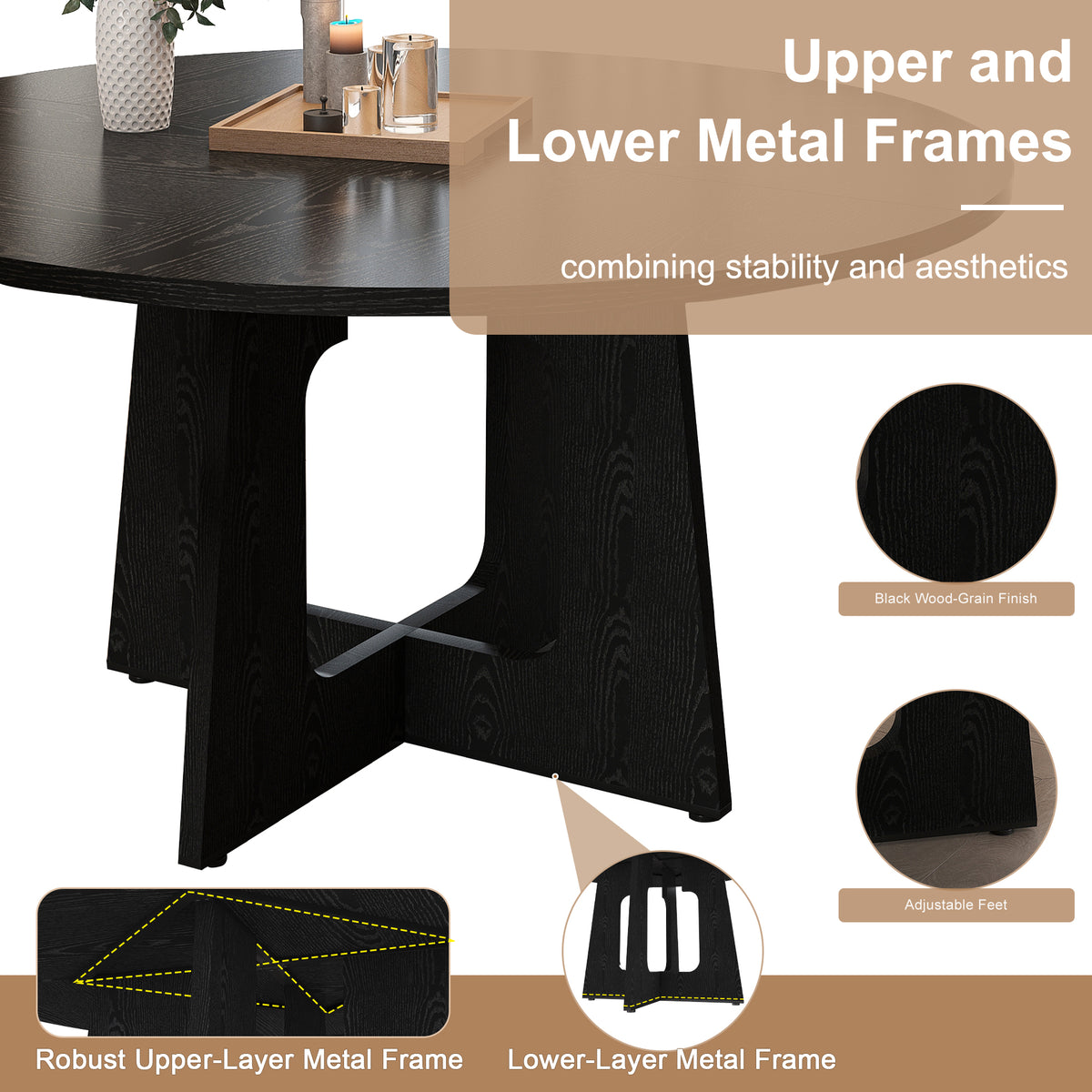 Kaia Round Dining Set
