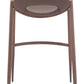 Desi Barstool (Set of 2) in Brown & Walnut