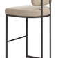 Velar Beige & Gray Barstool (Set of 2)