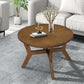 Round Wood MDF Accent Table 32"