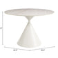 Plinn Light Beige & White Dining Table