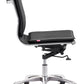 Lider Plus Armless Office Chair in Black