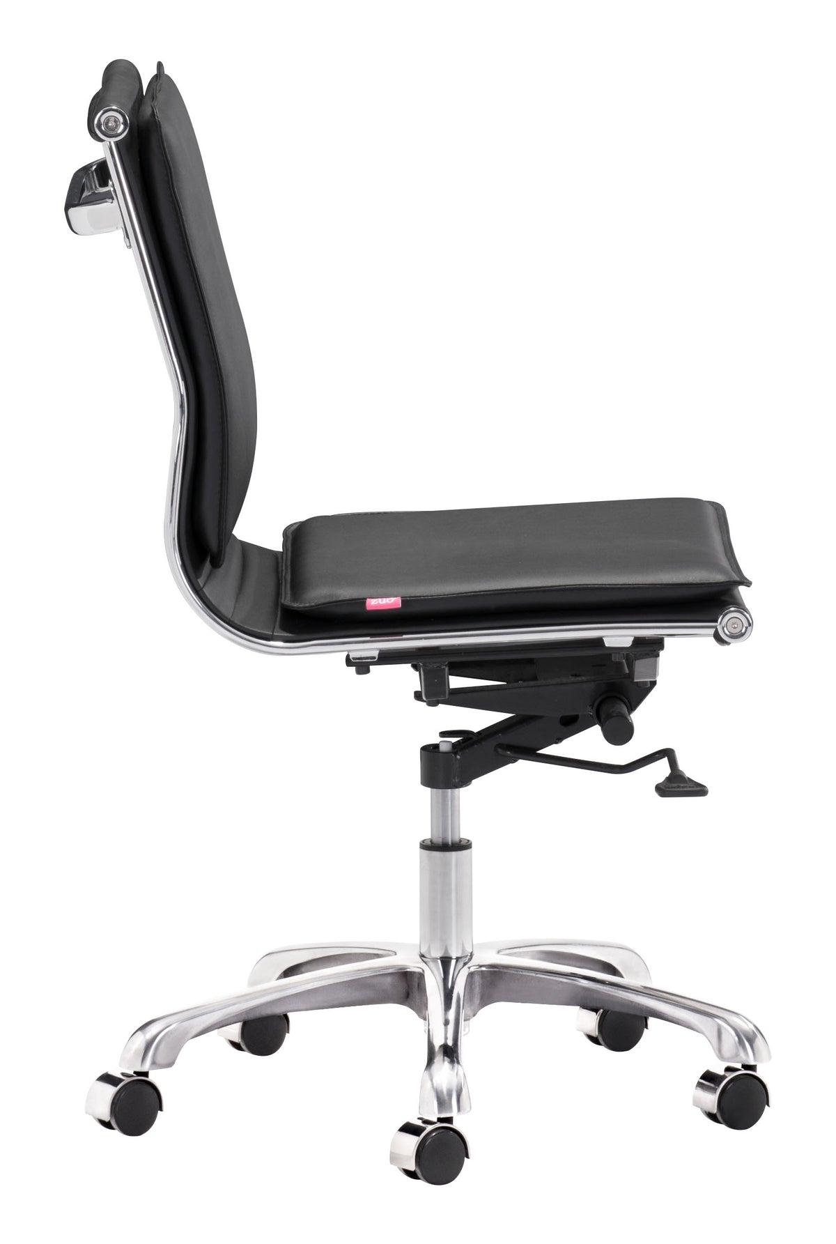 Lider Plus Armless Office Chair in Black