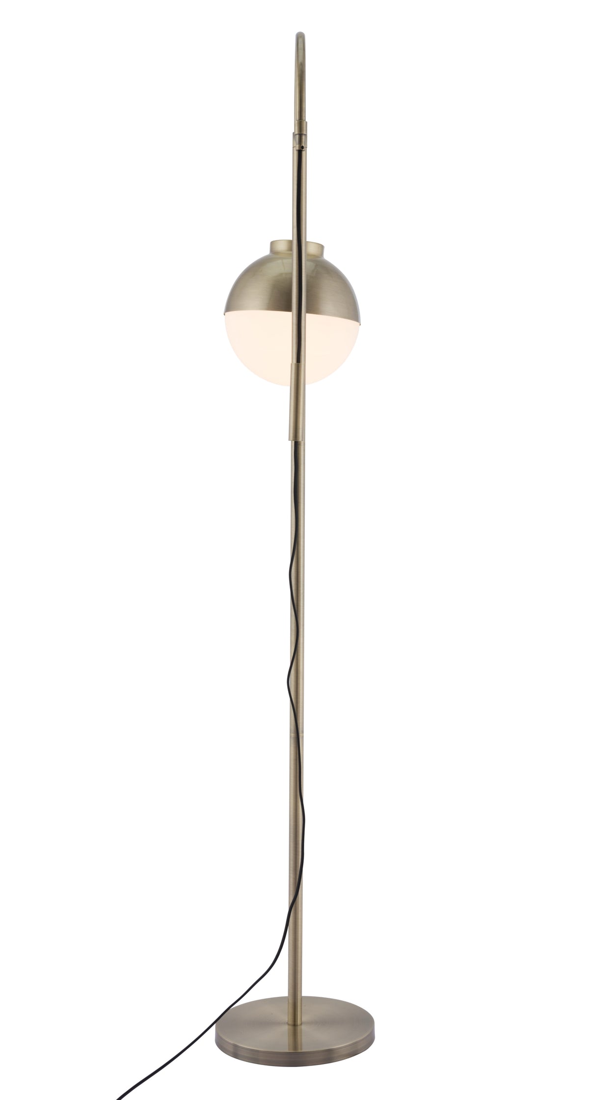 Waterloo White & Bronze Floor Lamp
