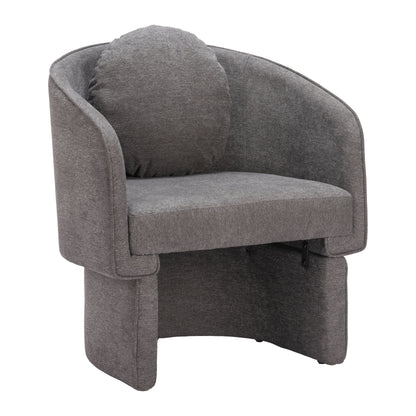 Olya Truffle Gray Accent Chair