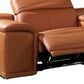 Italian Leather Power Reclining Corner Sectional Sofa
