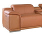 Italian Leather Power Reclining Corner Sectional Sofa
