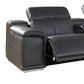 Italian Leather Power Reclining Corner Sectional Sofa