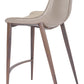 Magnus Counter Stool (Set of 2) in Brown & Walnut