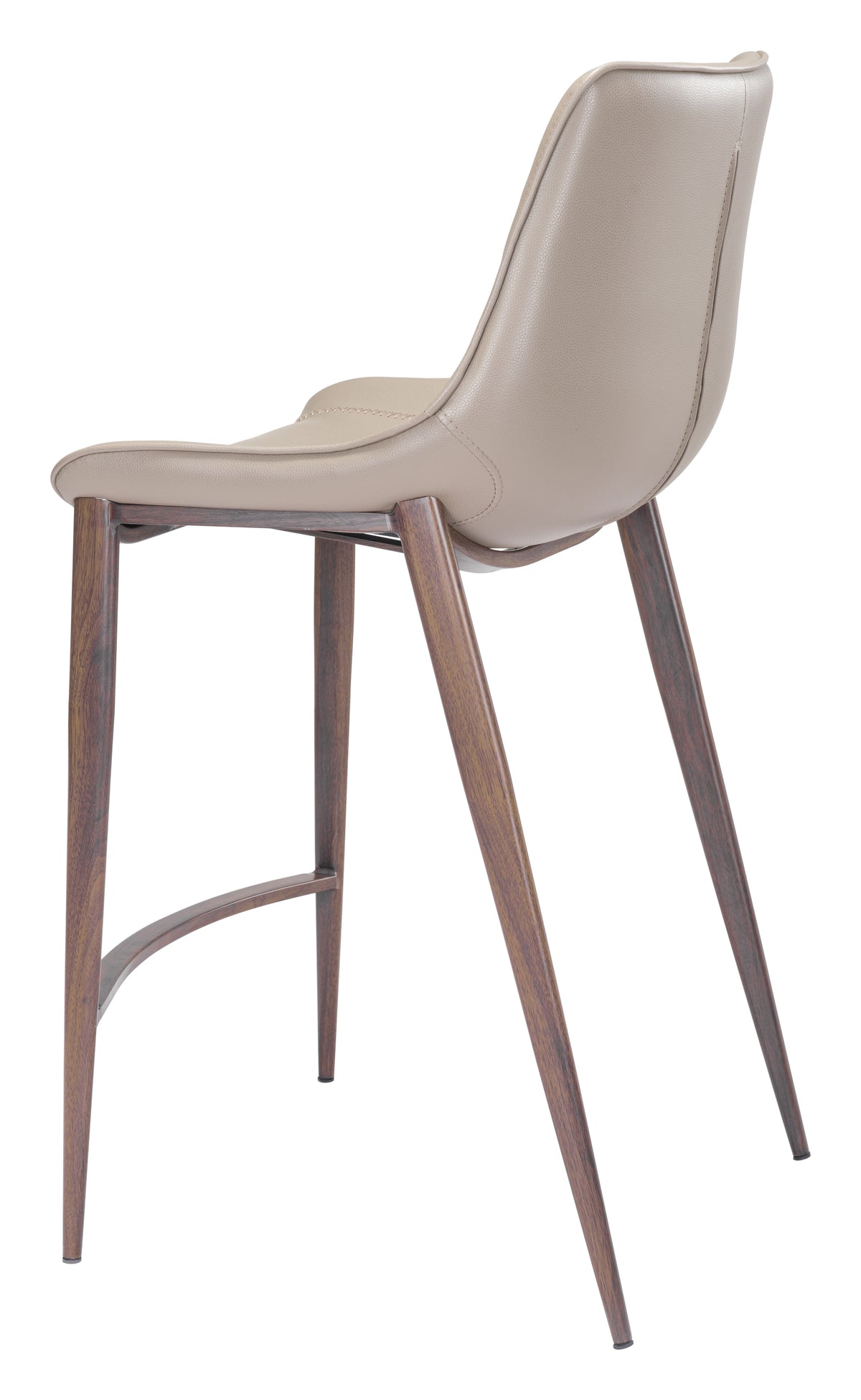 Magnus Counter Stool (Set of 2) in Brown & Walnut