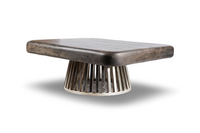 Briar Dark Gray Metal Coffee Table – 43.5