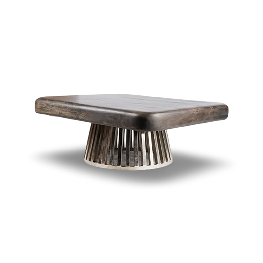 Briar Dark Gray Metal Coffee Table – 43.5" Coffee Table