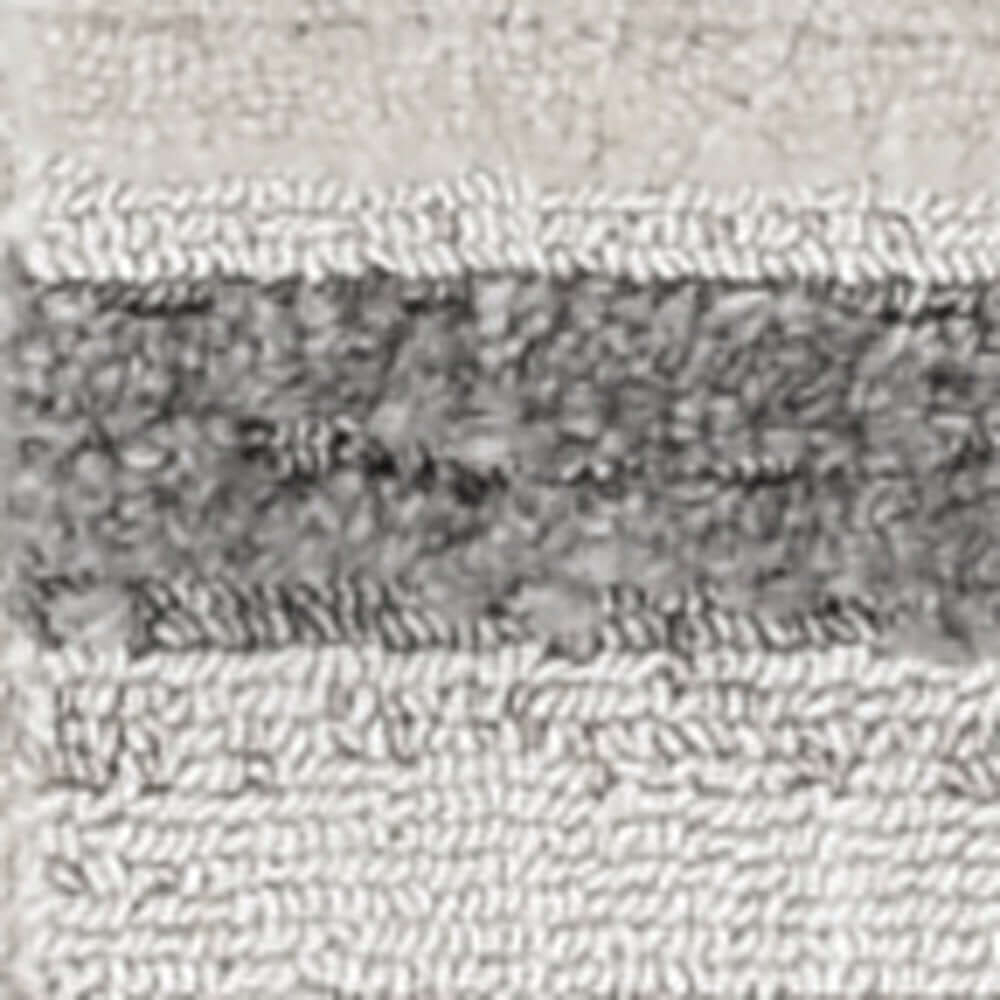 Ivory Grey Machine Woven Abstract Color Block Indoor Area Rug | 9' x 13' close-up of texture and color pattern.
