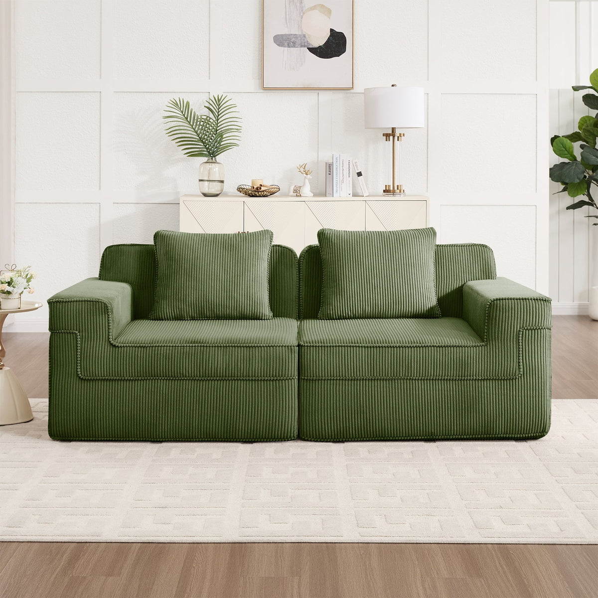 Elsin Corduroy Modular Sofa