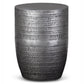 Johnsen Metal Accent Table in Antique Silver