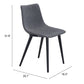 Daniel Dining Chair (Set of 2) in Gray