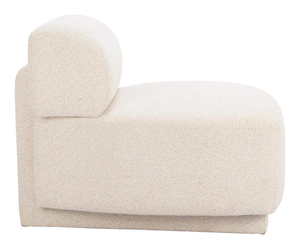 Anese Multigrain Beige Accent Chair