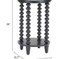 Gocce Black Side Table