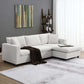 Modern 3 Seat Sofa w/ Ottoman 100" (4 Colors)