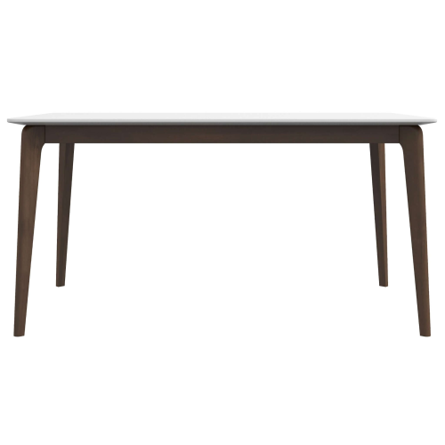 Lindsey MCM Walnut Wood Dining Table