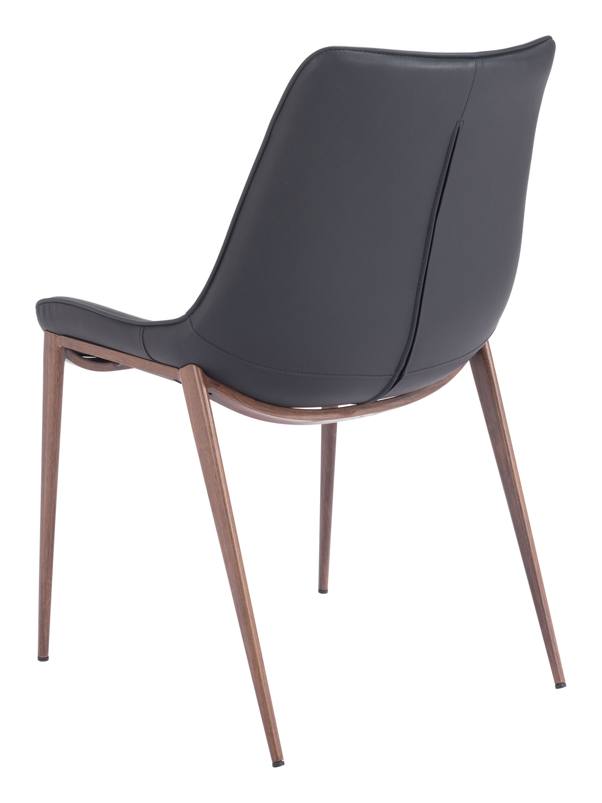 Magnus Dining Chair (Set of 2) in Black & Walnut