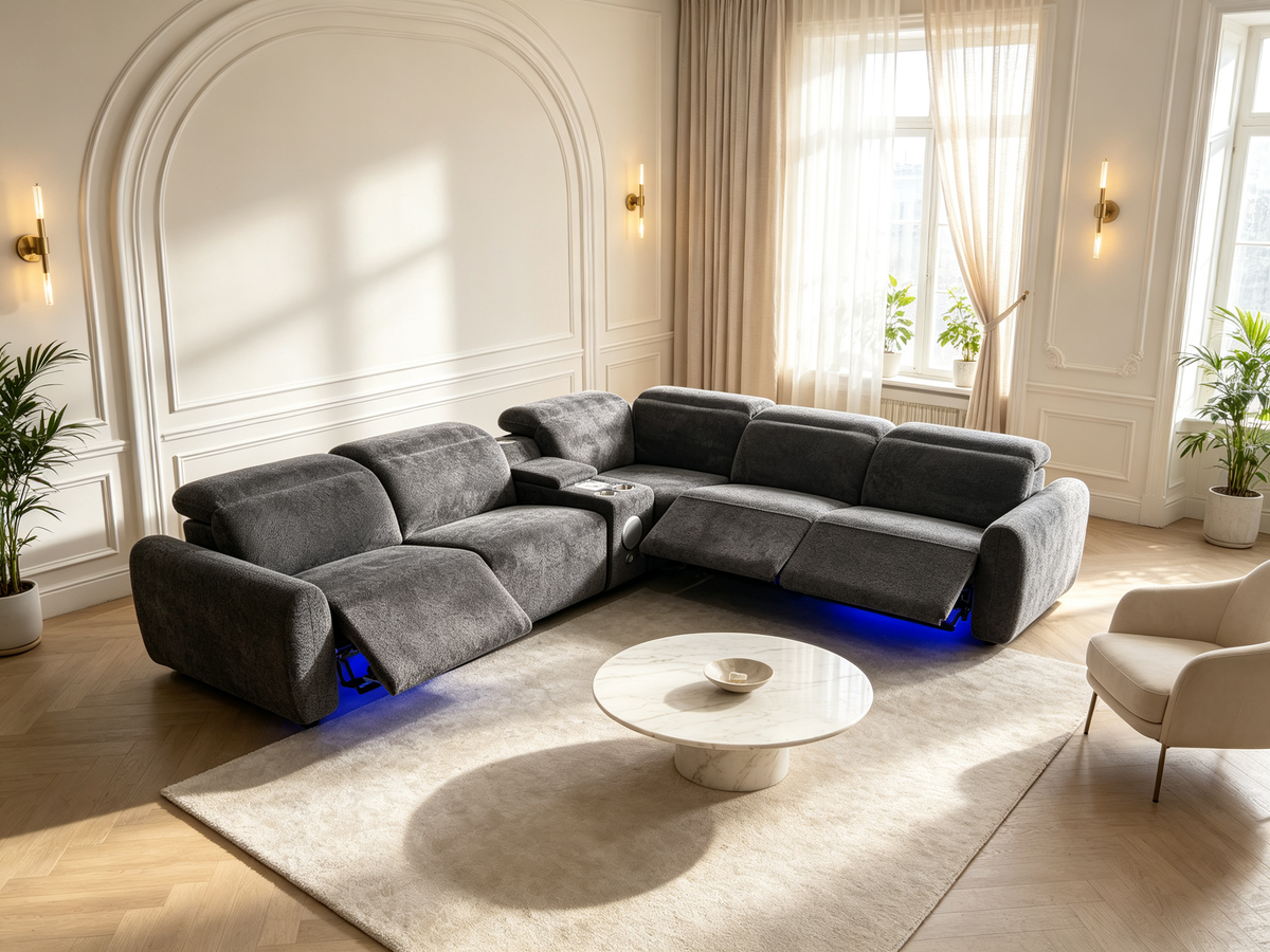 Anselm Power Reclining Sectional