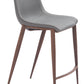 Magnus Counter Stool (Set of 2) in Slate Gray & Walnut