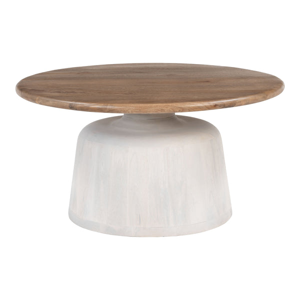 Goblet Brown & White Coffee Table
