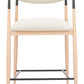 Equinox Oyster Gray & Natural Counter Stool