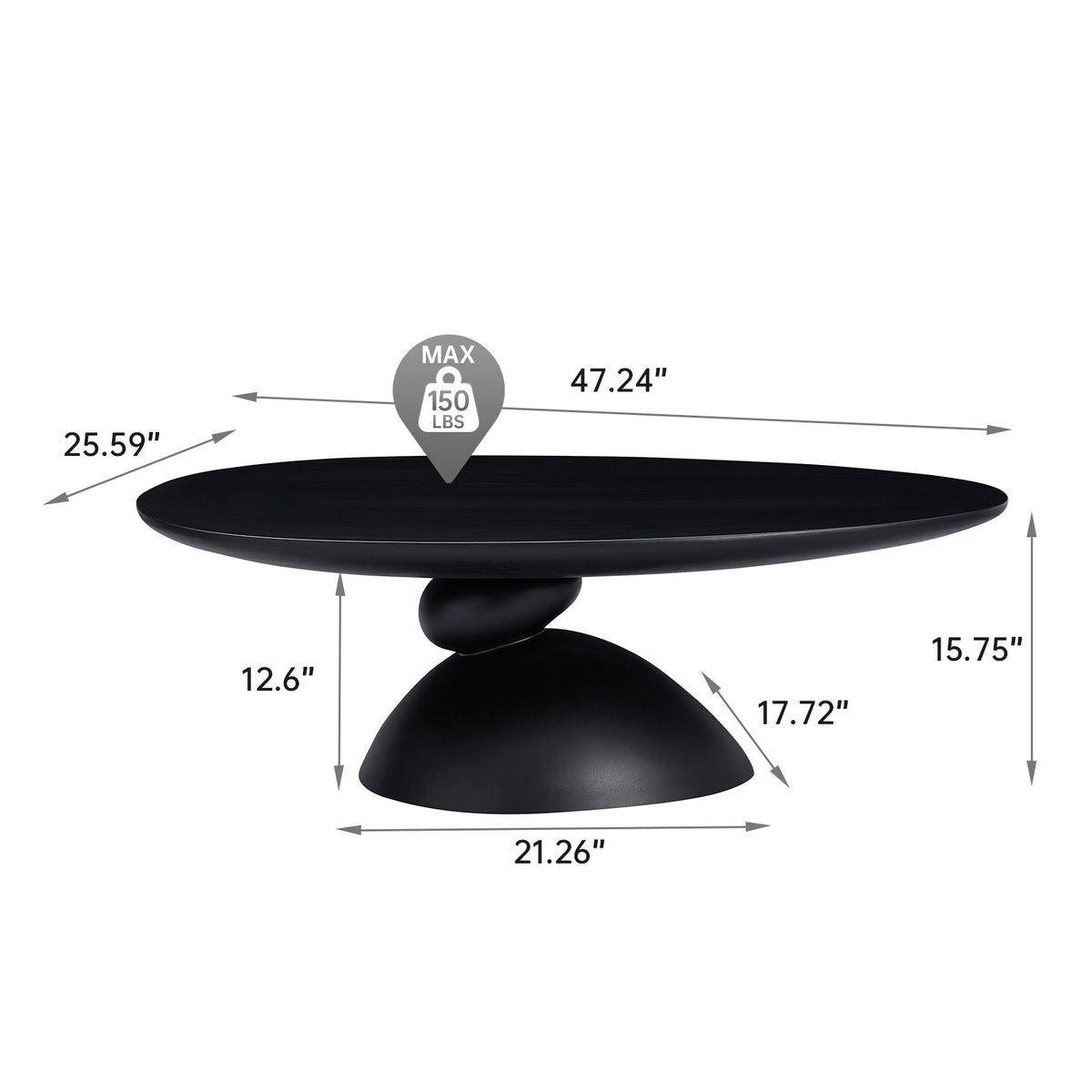 Eira Oval Coffee Table