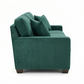 Clifford 2-Arm Sofa – Handcrafted in the USA, Custom Fabric Options - Velvet Antique Kelly Green - Velvet (11)