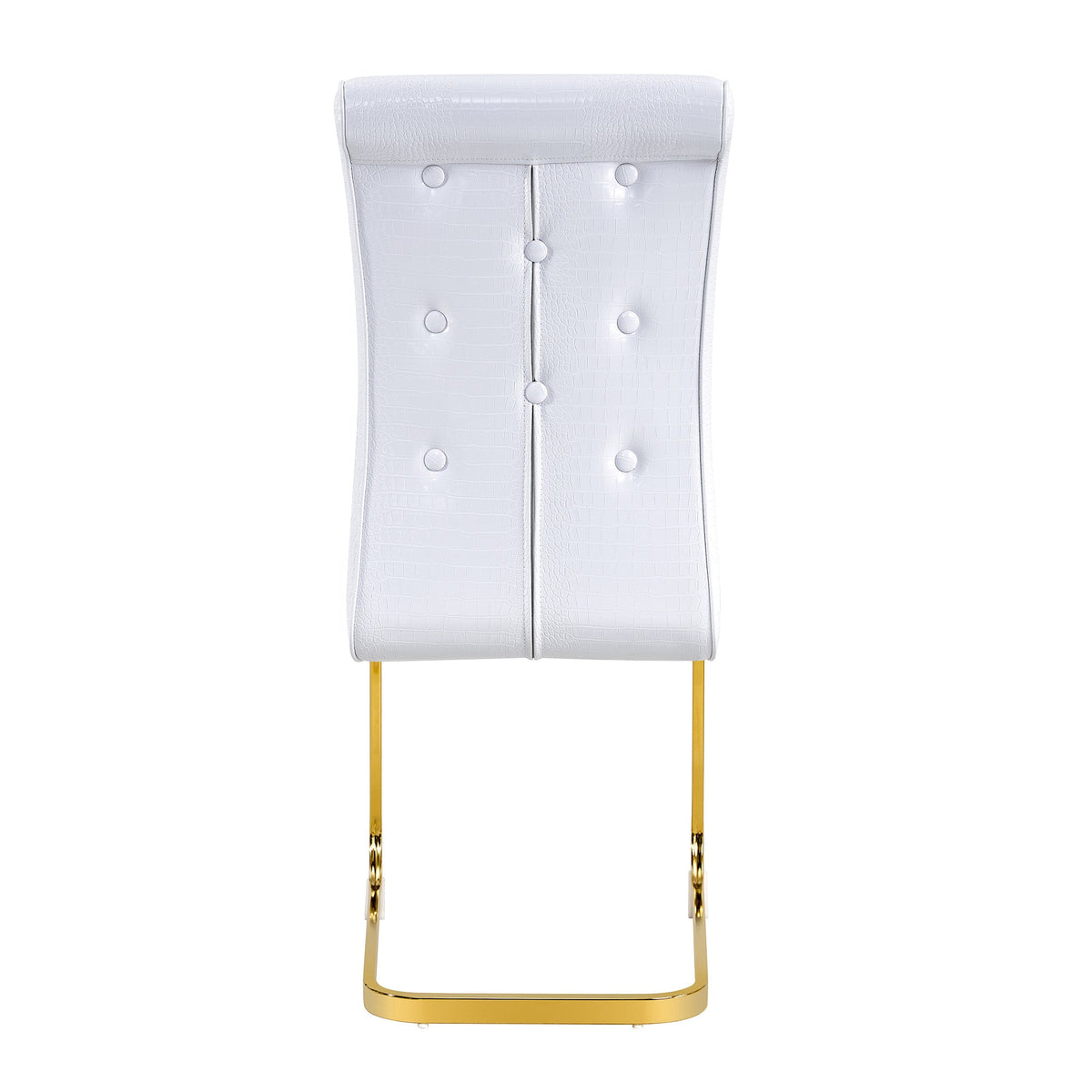 Kinsey White, Gold Legs, Set of 4