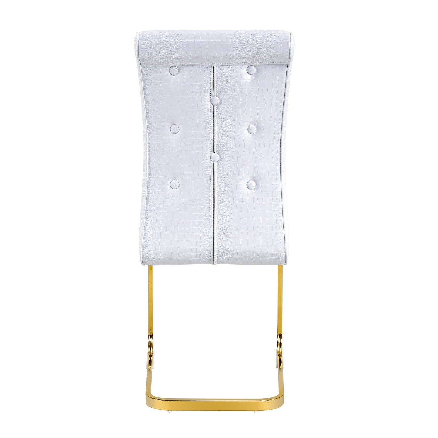 Kinsey White, Gold Legs, Set of 4