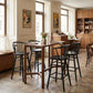 Stenger Barstool (Set of 2) in Black