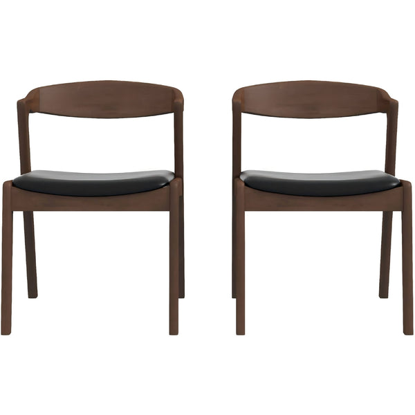 Dakota Black Faux Leather Dining Chair – 29