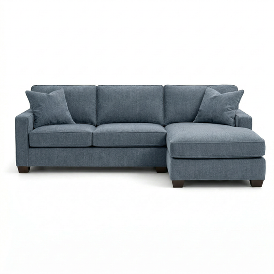 Clifford L-Shaped Sectional Sofa – Made in USA, 9 Fabric Options - Leslie Peacock - Fabric (8)