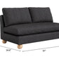 Minze Black Loveseat