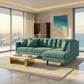 Talmadge Sectional Sofa – 120" L-Shaped, Made in USA - Hepburn Emerald - Fabric (11)