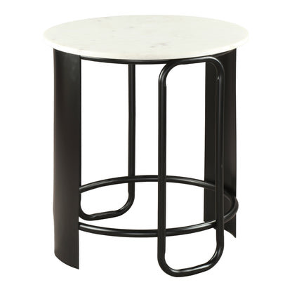 Obel White & Black Side Table
