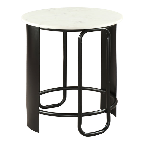 Obel White & Black Side Table