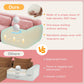 Grayson pink plush modular sofa