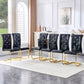 Kinsey Black, Gold Legs, Set of 2